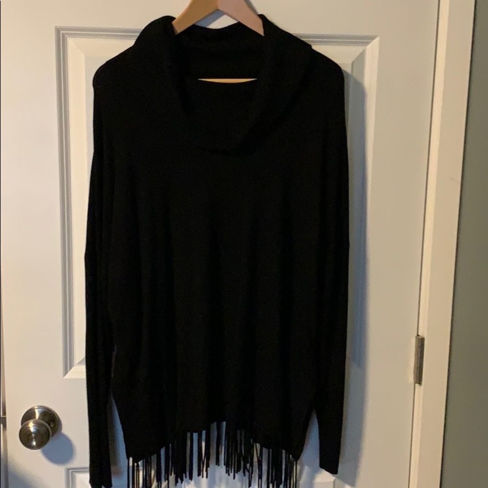 Oversized cowl neck sweater